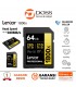 کارت حافظه V60 لکسارLexar Professional 1800x SDXC 280MB UHS-II 64GB