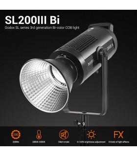 ویدئو لایت گودکس Godox SL200IIIBI Bi-Color LED Monolight
