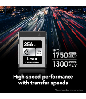 کارت حافظه Lexar cfexpress type B silver 256gb