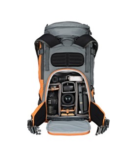 کوله پشتی لوپرو Lowepro Powder Backpack 500 AW – Grey/Orange