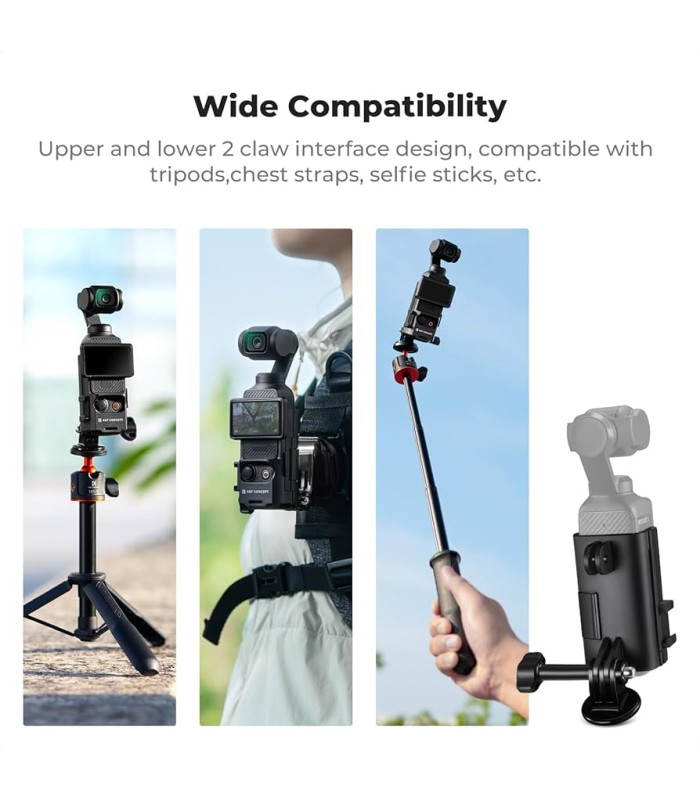 مانت اداپتور سه پایه برای اسمو پاکت ۳ Expansion Adapter Mount Compatible with DJI Osmo Pocket 3, k&f