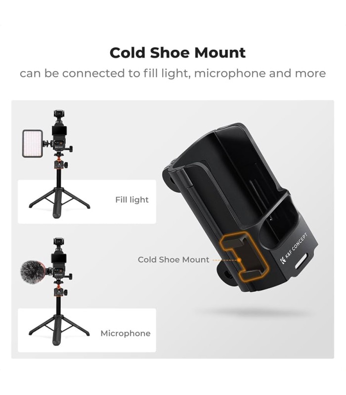 مانت اداپتور سه پایه برای اسمو پاکت ۳ Expansion Adapter Mount Compatible with DJI Osmo Pocket 3, k&f