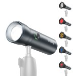 SmallRig RF 10C Portable Focusable LED Video Light نور به همراه شکل دهنده نور