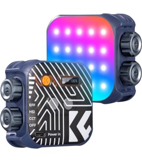 نور RGB کوچک رنگ آبی K&Fمدل KF34 6W RGB