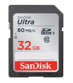 کارت حافظه SDHC سنديسک مدل Ultra کلاس 10 UHS-I U1 سرعت 533X  80MBps ظرفيت 32 گيگابايت