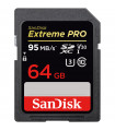 کارت حافظه SDXC سندیسک مدل Extreme Pro V30 کلاس 10 UHS-I U3 سرعت 633X  95MBps ظرفيت 64 گیگابایت
