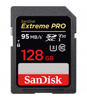 کارت حافظه SDXC سندیسک مدل Extreme Pro V30 کلاس 10 UHS-I U3 سرعت 633X  95MBps ظرفيت 128 گیگابایت