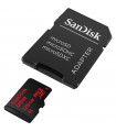 کارت حافظه microSDXC سنديسک مدل Ultra کلاس 10 UHS-I U1 سرعت 533X 80MBps همراه با آداپتور SD ظرفيت 128 گيگابايت