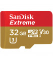 کارت حافظه microSDHC سنديسک مدل Extreme V30 کلاس 10 UHS-I U3 سرعت 600X 90MBps همراه با آداپتور SD ظرفيت 32 گيگابايت