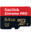 کارت حافظه microSDXC سنديسک مدل Extreme Pro کلاس 10 UHS-I U3 سرعت 633X 95MBps همراه با آداپتور SD ظرفيت 64 گيگابايت