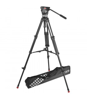 سه پایه فیلمبرداری ساچلر مدل  Sachtler Ace M Fluid Head with 2-Stage Aluminum Tripod & Mid-Level Spreade