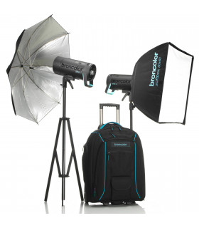 کیت فلاش برانکالر مدل Broncolor Siros L 800Ws Battery-Powered 2-Light Outdoor Kit 2
