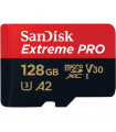 کارت حافظه microSDXC سنديسک مدل Extreme Pro A2کلاس 10 UHS-I U3 سرعت  170MBs همراه با آداپتور SD ظرفيت 128 گيگابايت