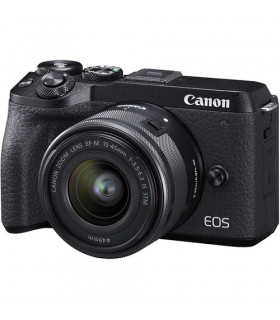 دوربین کانن مدل Canon EOS M6 Mark II به همراه لنز EF-m 15-45mm