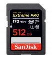 کارت حافظه SDXC سندیسک مدل Extreme Pro V30 کلاس 10 UHS-I U3 سرعت  170MBps ظرفيت 512 گیگابایت