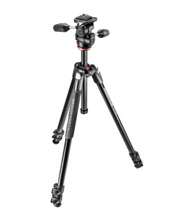 سه پایه مانفروتو مدل MK290XTA3-3WUS همراه با سر سه پایه 804
