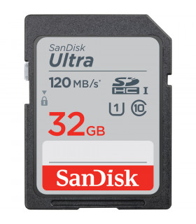 کارت حافظه SDHC سنديسک مدل Ultra کلاس 10 UHS-I U1 سرعت 120 MBps ظرفيت 32 گيگابايت