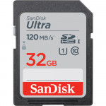 کارت حافظه SDHC سنديسک مدل Ultra کلاس 10 UHS-I U1 سرعت 120 MBps ظرفيت 32 گيگابايت