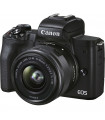 دوربین کانن مدل Canon EOS M50 Mark II لنز EF-M15-45mm مشکی