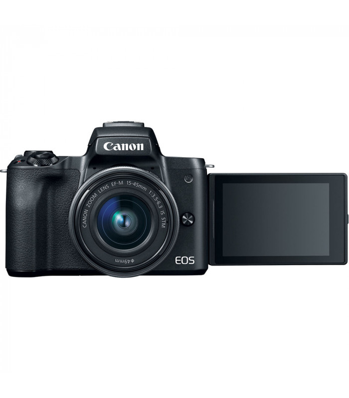 دوربین بدون‌آینه کانن مدل Canon EOS M50 Mirrorless همراه با لنز EF-M15-45mm