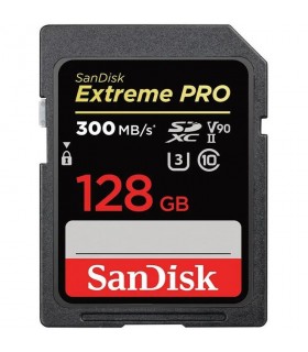 کارت حافظه سن دیسک SanDisk 128GB Extreme PRO UHS-II SDXC 300MB/S 2000X